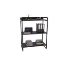 Ver imagem 6 de Kit 3 Peças com Mesa para Escritório em L, Estante e Gaveteiro Espresso Móveis