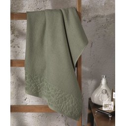 Toalha de Rosto Dohler Felpudo Jacquard Confort Verde - 1