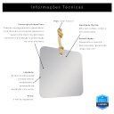 Ver imagem 6 de Espelho Decorativo Tie Alça Sisal Natural 40x40 cm Quadrado