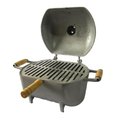 Ver imagem 1 de Churrasqueira a Bafo de Alumínio Batido Pequena Pequena Alumínio