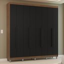 Ver imagem 1 de Guarda-Roupa Casal com Pés 8 Portas Batentes Venus Madesa
