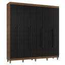 Ver imagem 3 de Guarda-Roupa Casal com Pés 8 Portas Batentes Venus Madesa