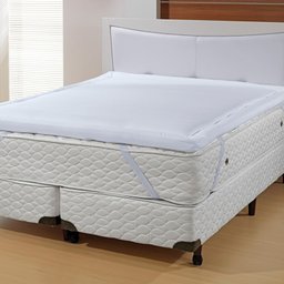 Pillow Top King Altenburg Lit Blanc 180 fios 100% Algodão - Branco - 1