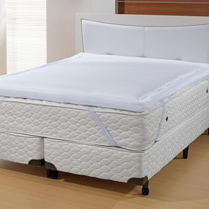 Pillow Top King Altenburg Lit Blanc 180 fios 100% Algodão - Branco