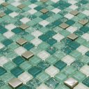 Ver imagem 2 de Pastilha de Vidro para Cozinha Banheiro Verde Jade 30x30cm