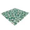 Pastilha de Vidro para Cozinha Banheiro Verde Jade 30x30cm - 4
