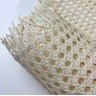 Palhinha Indiana Rattan Sextavada Tela Natural 12m X 50cm Cor:bege - 2