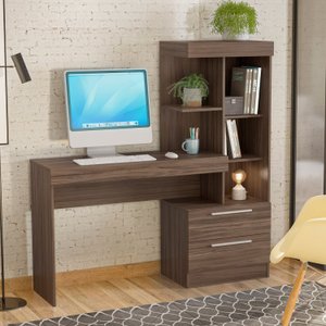 Escrivaninha com Estante 2 Gavetas Office NT 2010 