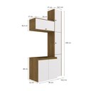 Ver imagem 4 de Conjunto para Banheiro Kappesberg Celeste 5 Peças Nogueira/branco 116,5cm