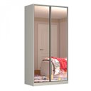 Ver imagem 3 de Guarda-Roupa Solteiro 2 Portas com Espelho 3 Gavetas