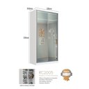 Ver imagem 3 de Guarda-Roupa Solteiro 2 Portas com Espelho 3 Gavetas