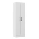 Ver imagem 2 de Sapateira Multiuso 2 Portas Mdp 52x170x31,5cm 3000:branco