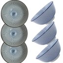 Ver imagem 1 de Kit 6 Lindos Bowlls Grandes com 500ml Porcelana Portuguesa