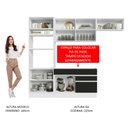 Ver imagem 6 de Armário de Cozinha Completa 270cm Branco/Preto Glamy Madesa 15