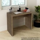 Ver imagem 6 de Escrivaninha Mesa Escritorio Me4139 Nogal Tecno Mobili