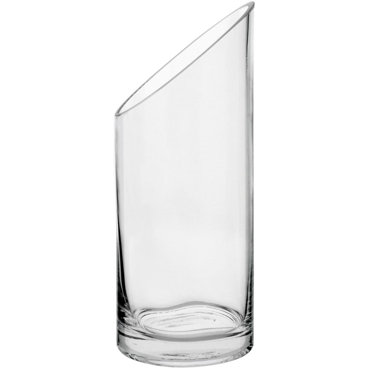 VASO 25x10x10cm VIDRO TRANSP