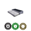 Ver imagem 5 de Bicama Box Solteiro Suede 88x188x28 Cm com Colchão Auxiliar Ecoflex