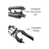 Amortecedor Bike Aro 26 V-brake Freio a Disco com Regulagem - 4