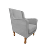 Poltrona Confortável para Amamentação Ester - Dritex:suede Cinza - 4