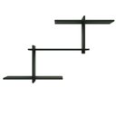 Ver imagem 6 de Nicho Decorativo Estilo 90 X 9 X 45cm Nb-90459:preto