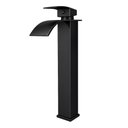 Ver imagem 1 de Torneira de Banheiro com Misturador Monocomando Lavabo de Bancada Luxo Inox Preta Brinovar