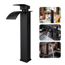 Ver imagem 4 de Torneira de Banheiro com Misturador Monocomando Lavabo de Bancada Luxo Inox Preta Brinovar