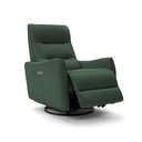 Ver imagem 5 de Poltrona do Papai Reclinável Sala de Estar Plaza Usb e Usb-c Gira Balança Couro Verde G40 - Gran Bel
