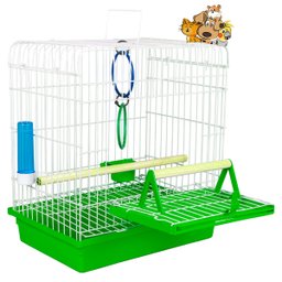Mini Viveiro Calopsita Verde Pet Piu Jel Plast - 2