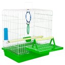 Ver imagem 1 de Mini Viveiro Calopsita Verde Pet Piu Jel Plast