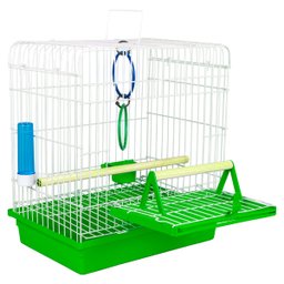 Mini Viveiro Calopsita Verde Pet Piu Jel Plast - 1