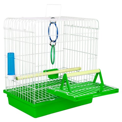 Mini Viveiro Calopsita Verde Pet Piu Jel Plast