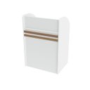 Ver imagem 1 de Balcão Caixa para Loja 100% MDF 80x120x60cm Comac - Branco/Teka