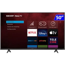 Smart TV Semp LED 50 4K UHD Wi-Fi Roku HDR 50RK8500 - 1