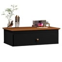 Ver imagem 3 de Penteadeira Europa Mesa de Maquiagem Suspensa Preto/freijó