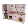 Mini Cozinha Infantil Rosa e Freijó 100% Mdf - 7