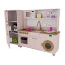 Ver imagem 7 de Mini Cozinha Infantil Rosa e Freijó 100% Mdf