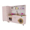 Mini Cozinha Infantil Rosa e Freijó 100% Mdf - 2