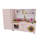 Ver imagem 1 de Mini Cozinha Infantil Rosa e Freijó 100% Mdf