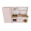 Ver imagem 6 de Mini Cozinha Infantil Rosa e Freijó 100% Mdf