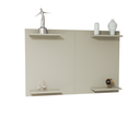 Ver imagem 2 de Painel P/ Tv até 50 Pol Quartos e Salas em Mdf: Off White