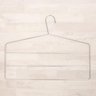Conjunto 10 Cabides Para 3 Calças cada Cabide Triplo Calceiro Cromado - 1