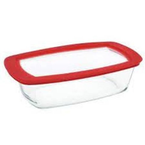 Forma Retangular para Bolo com Tampa - 1,5 L Marinex