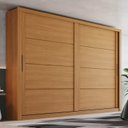 Ver mais imagens de Guarda-Roupa Casal com 8 Espelhos Palace Marrom/Cinamomo