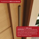 Ver imagem 6 de Guarda-Roupa Casal com 8 Espelhos Palace Marrom/Cinamomo