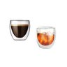 Copo Vidro Borossilicato 150ml Parede Dupla Mantem Calor 2un - 1