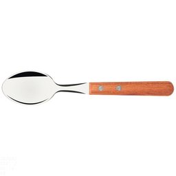 Conjunto de Colheres para Chá Dynamic com Lâminas em Aço Inox e Cabos de Madeira Natural - 1