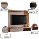 Ver imagem 2 de Home Suspenso Vegas 1.6 Compacto Grigio Fosco Cinamomo Mel