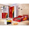 Quarto Infantil Cama Solteiro McVeloz e Guarda Roupa - 1
