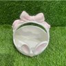 Cesta Ceramica Pascoa Redonda Alca Rosa 16x21cm - 5