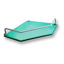 Ver imagem 4 de Prateleira Canto Chanfrada C/ Grade 25x25 Cm - 8mm - Verde